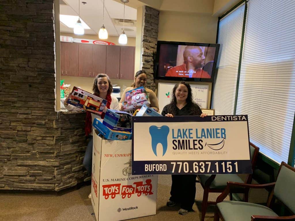 Toys For Tots at Lake Lanier Smiles Your Buford Dentist