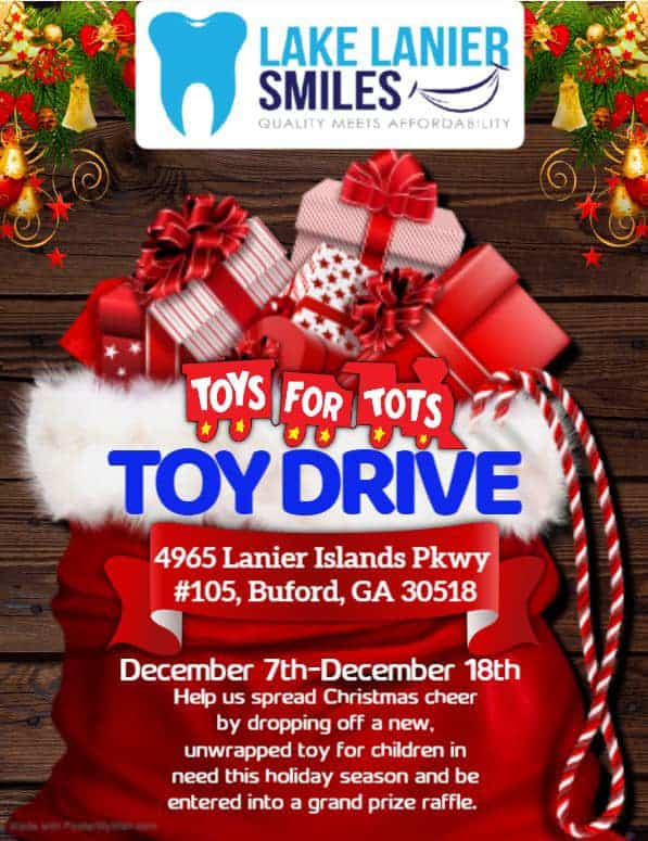 TOYS FOR TOTS OFFICIAL DROP OFF SITE AT BUFORD DENTAL OFFICE